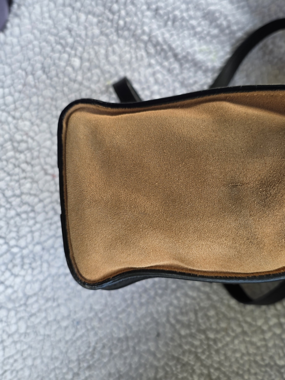 Celine Black and Cream Mini Luggage Bag with Tan Sides - Picture 11 of 16